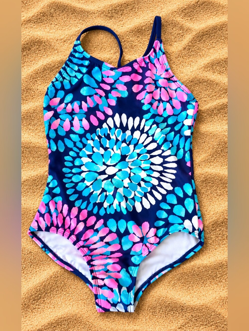 Kanu Surf Daisy girls one-piece swimsuit in size 10